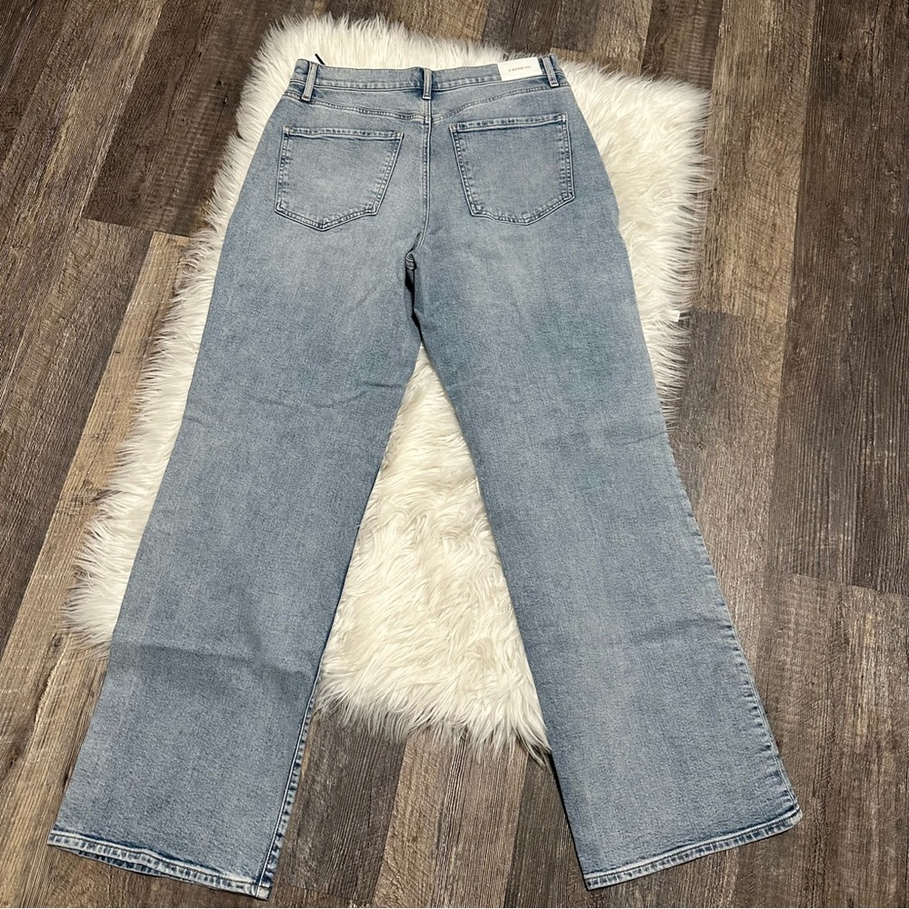Express Wide Leg High Rise Jeans size 10 R - Picture 10 of 12